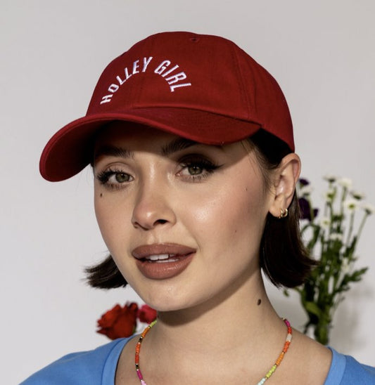 Holley Girl Ball Cap in Dark Cherry free_gift Holley Girl 