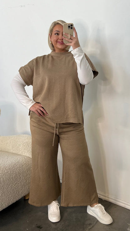 Addison Pant in Sand (Small-3XL) Holley Girl 