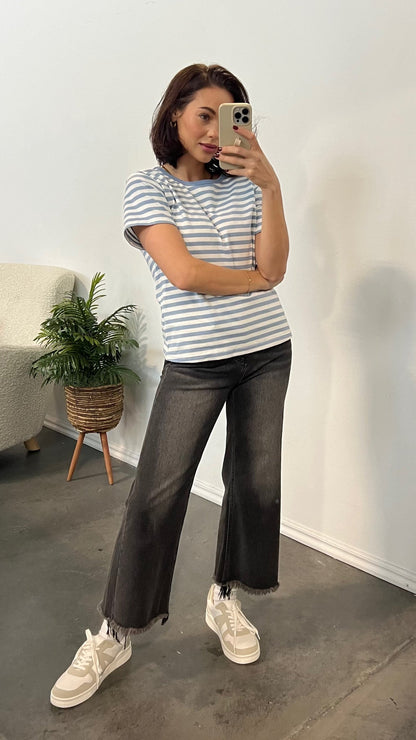 Margot Tee in Blue Holley Girl 
