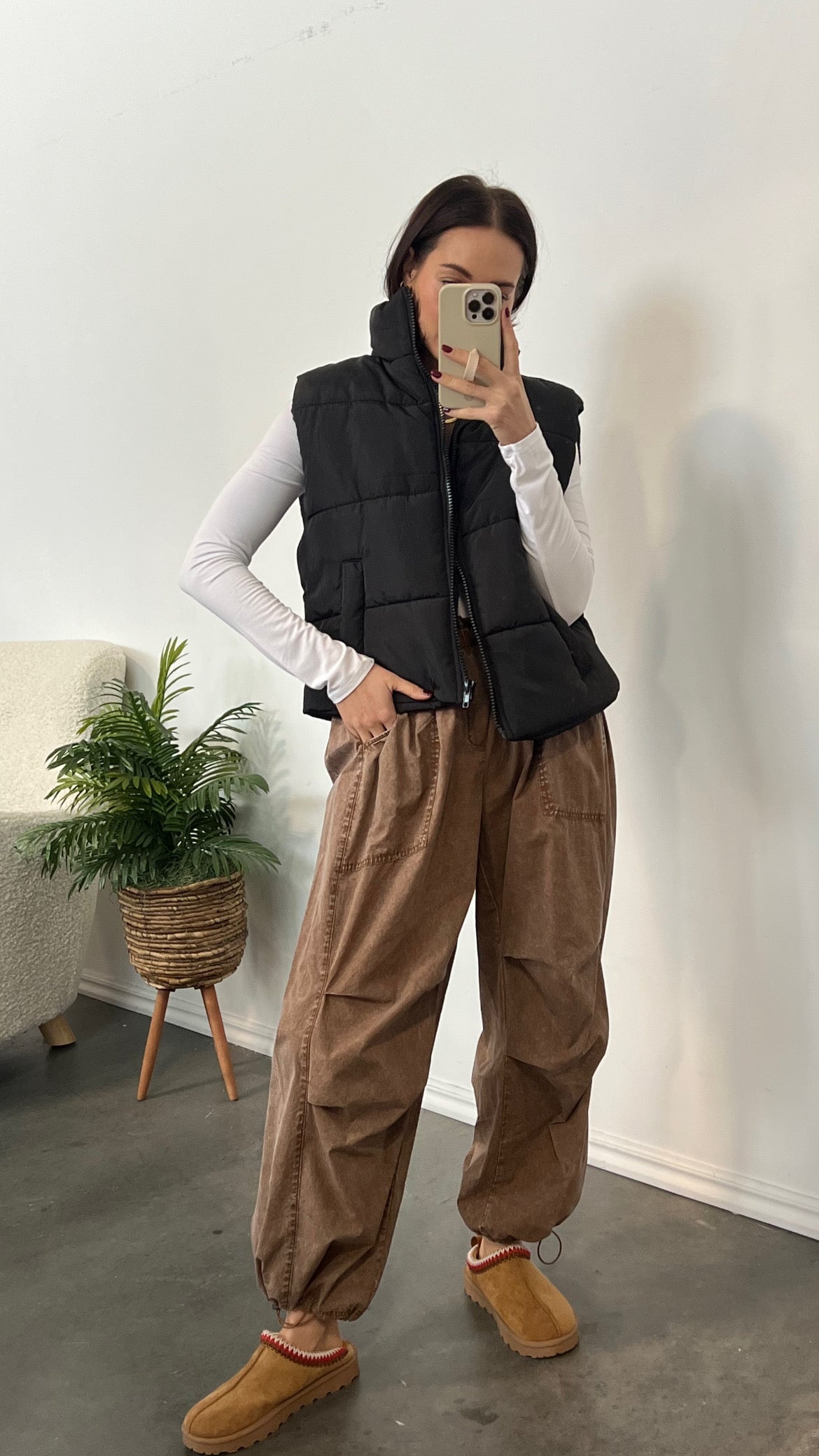 Jenner Pants in Brown Holley Girl 