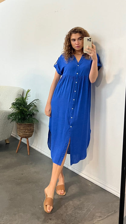 Stone Dress in Royal Holley Girl 