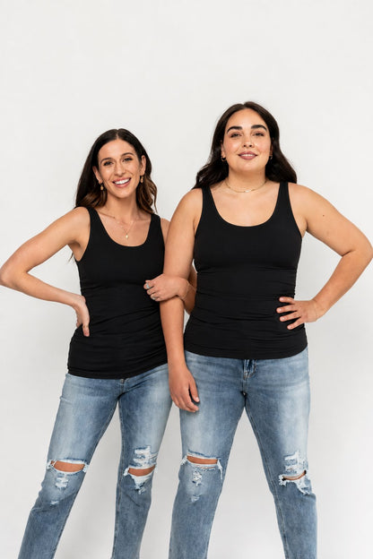 Layering Tank (NEW COLORS) - FINAL SALE Holley Girl PLUS SIZE Black 