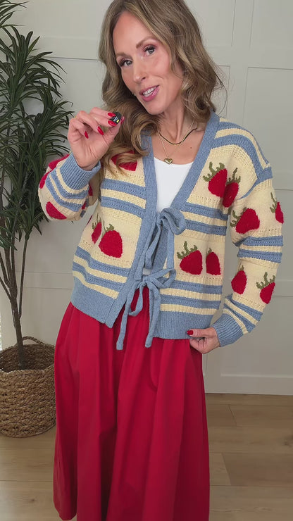 Berry Blue Cardigan