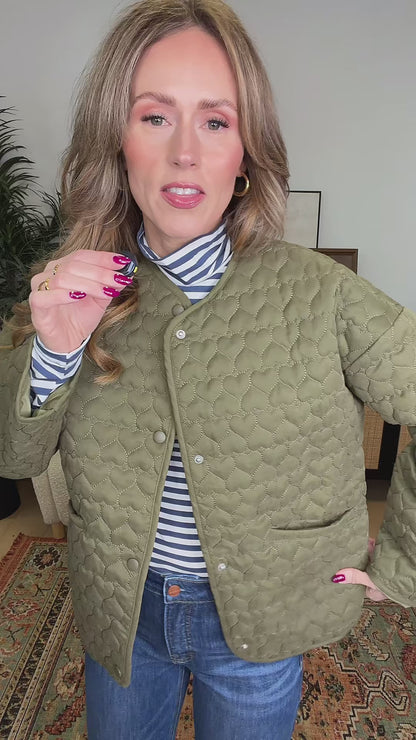 Heartfelt Quilted Jacket - FINAL SALE