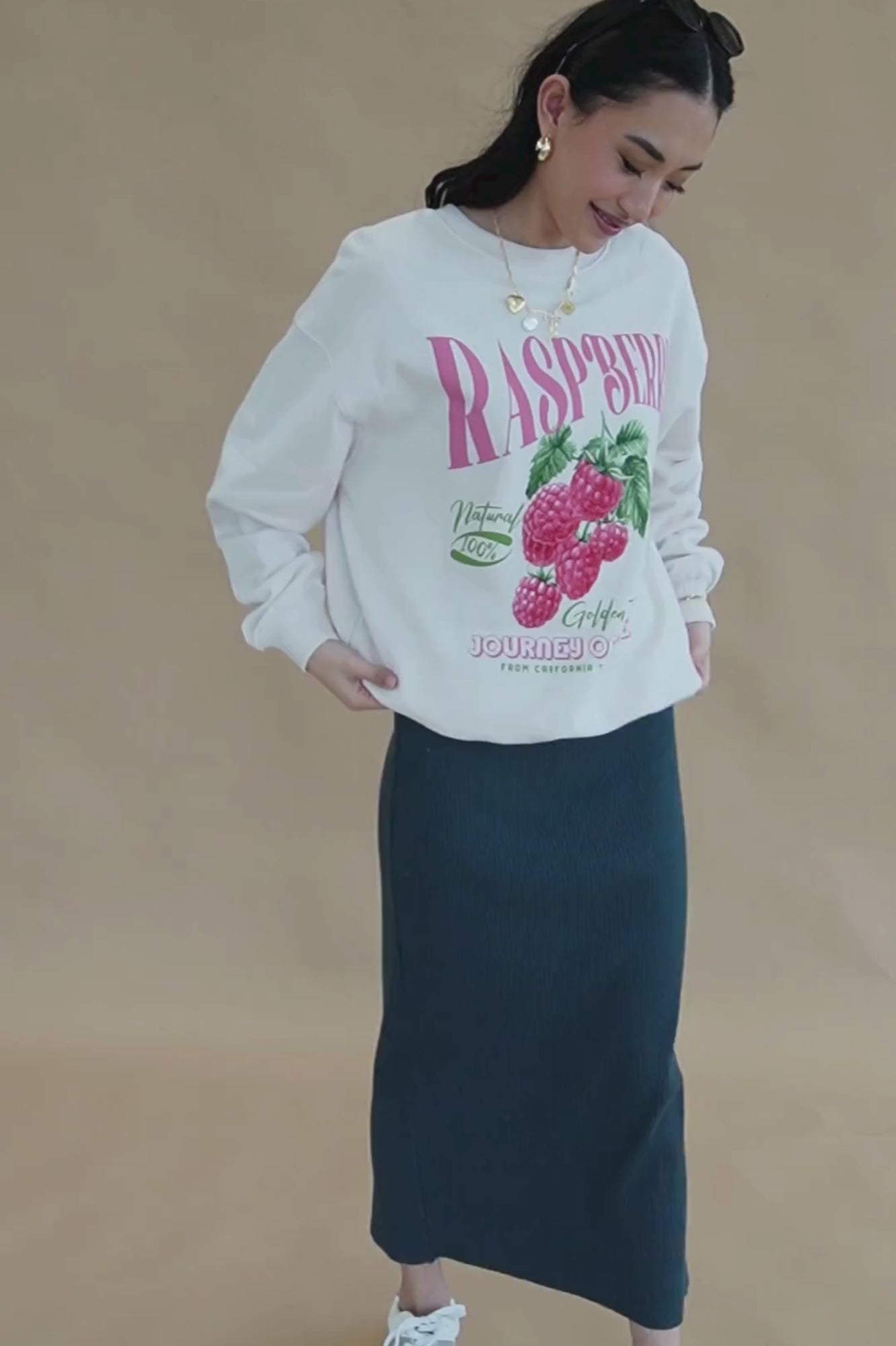 Raspberry Crewneck