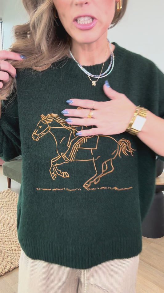 Back in the Saddle Sweater