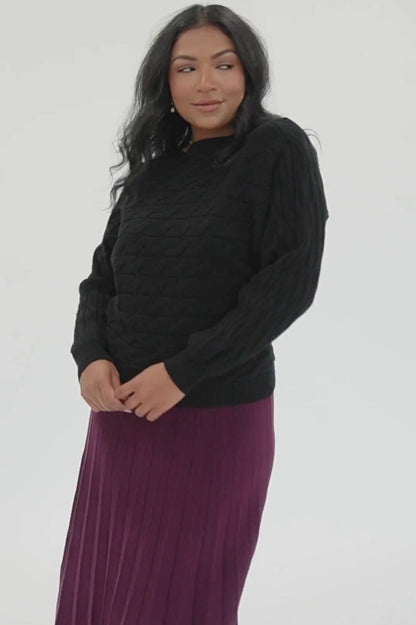 Cici Sweater in Black - FINAL SALE