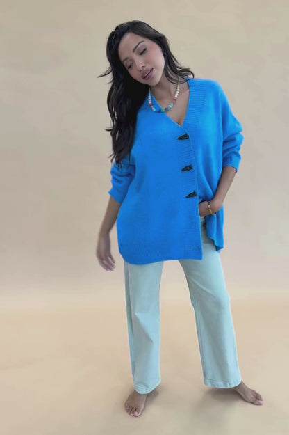 Reeve Cardigan in Coastal Blue