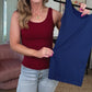 Layering Tank in Navy