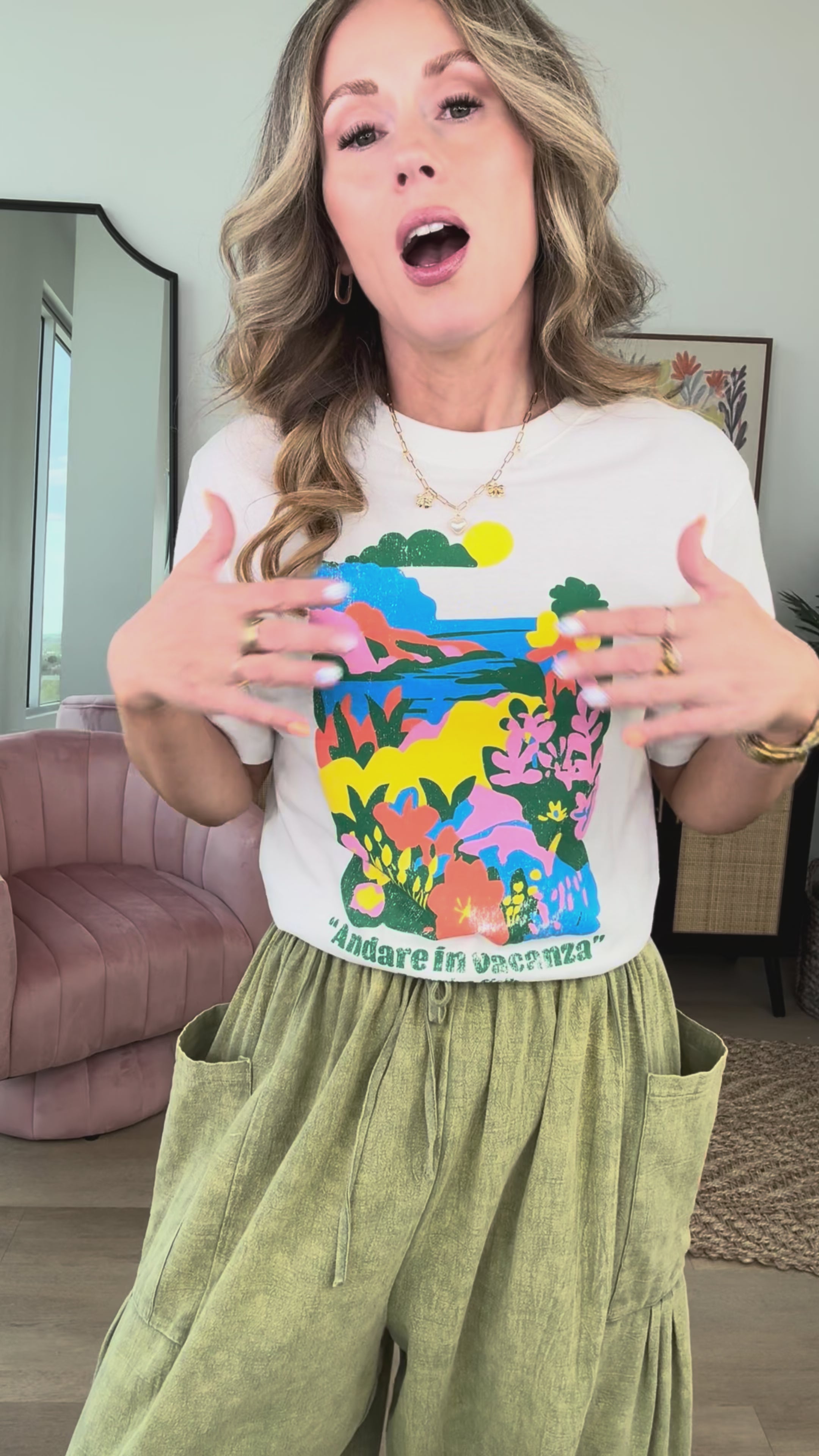 Vacanza Graphic Tee - FINAL SALE