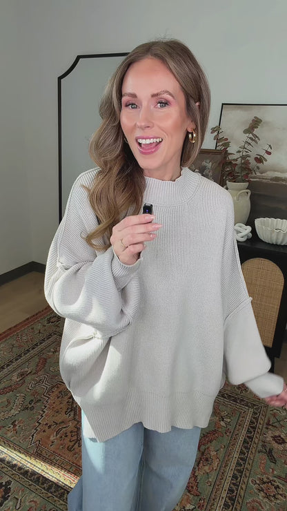 Callie Sweater in Bone