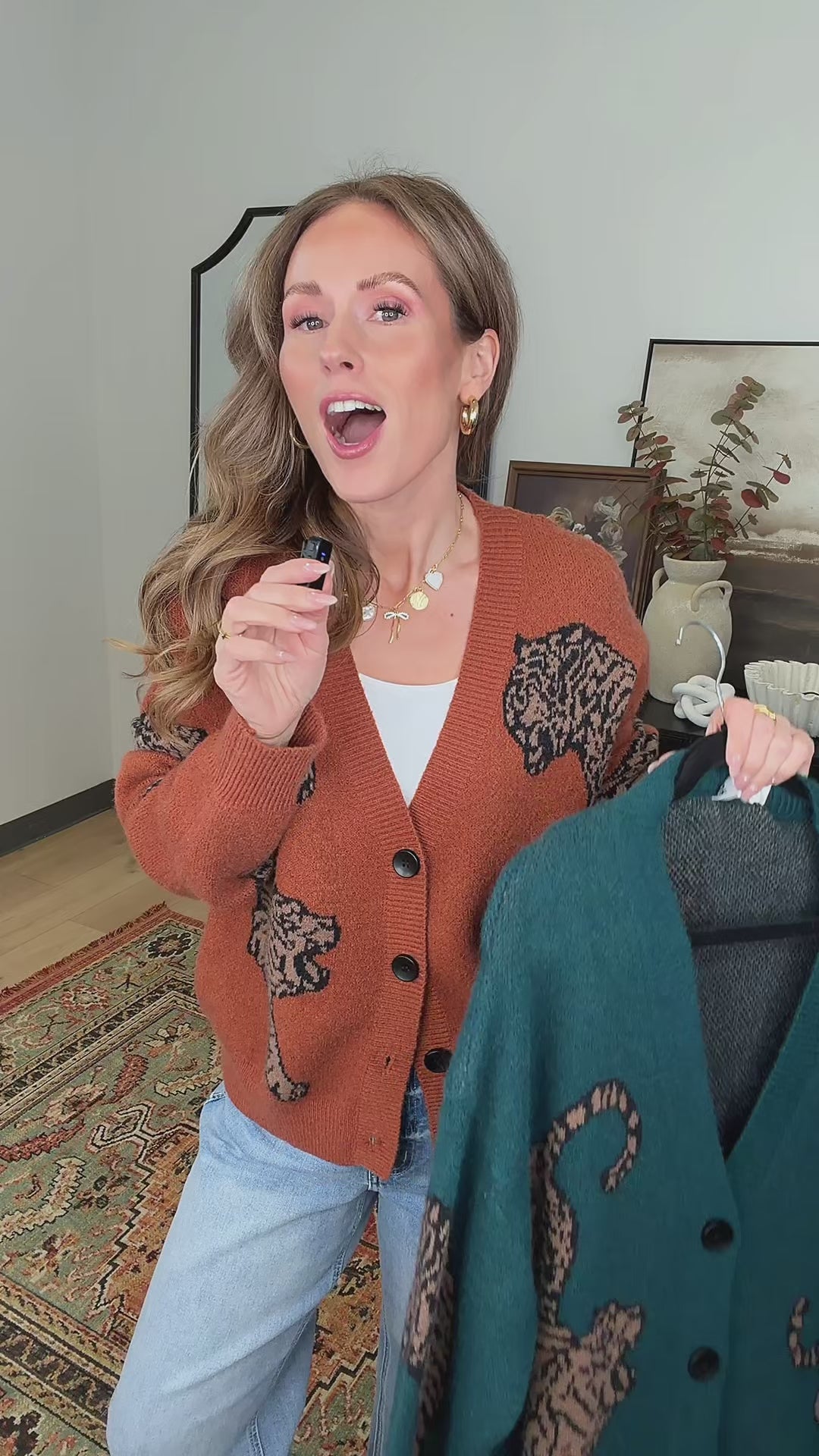 Tigress Sweater in Emerald