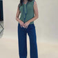 Penelope Top in Olive
