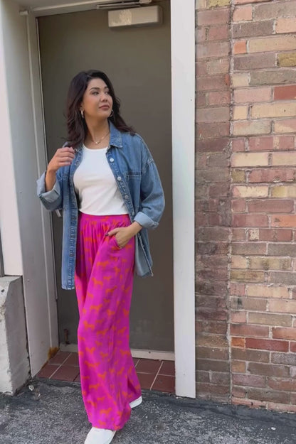 Zuri Pant in Pink - FINAL SALE