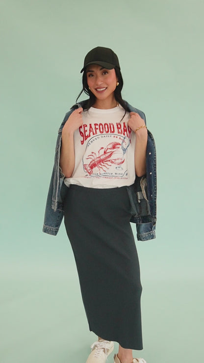 Davis Skirt in Smoke - FINAL SALE