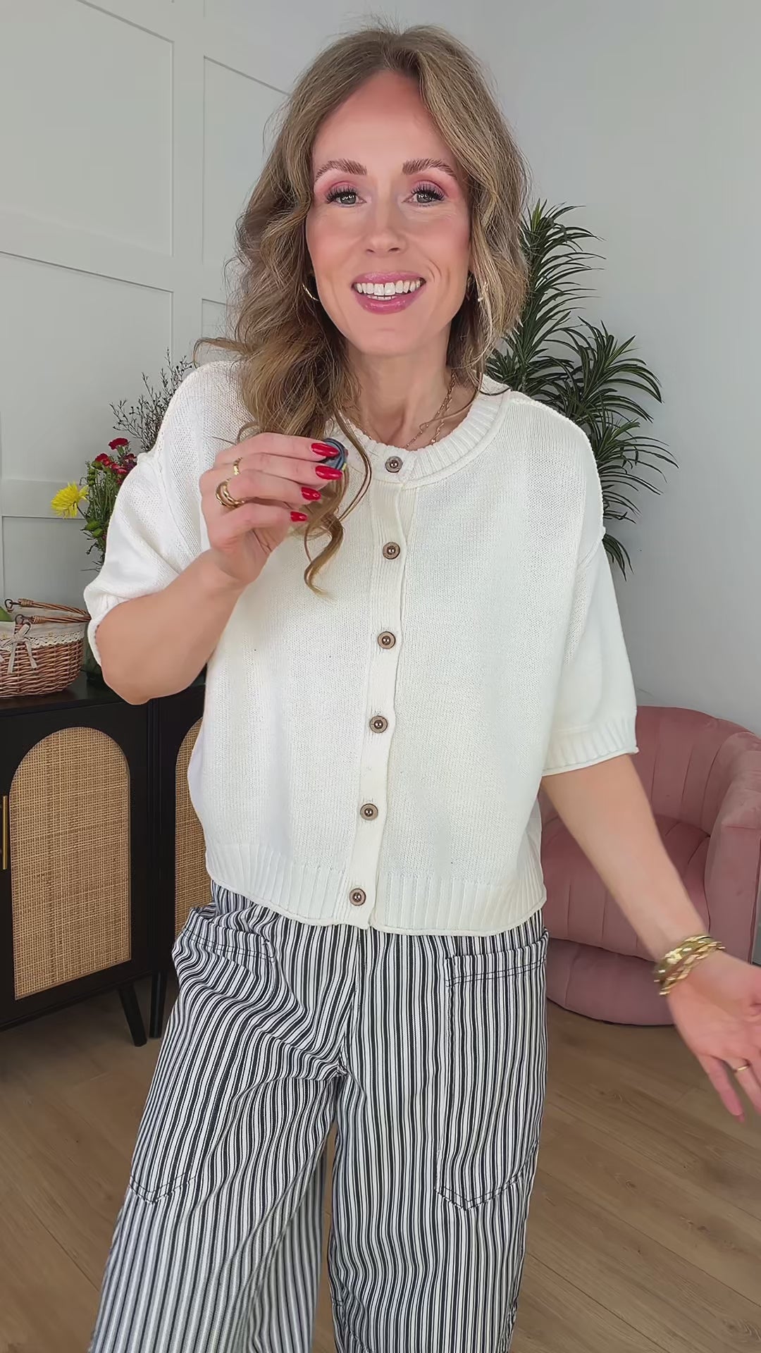 Astoria Cardigan in Cream