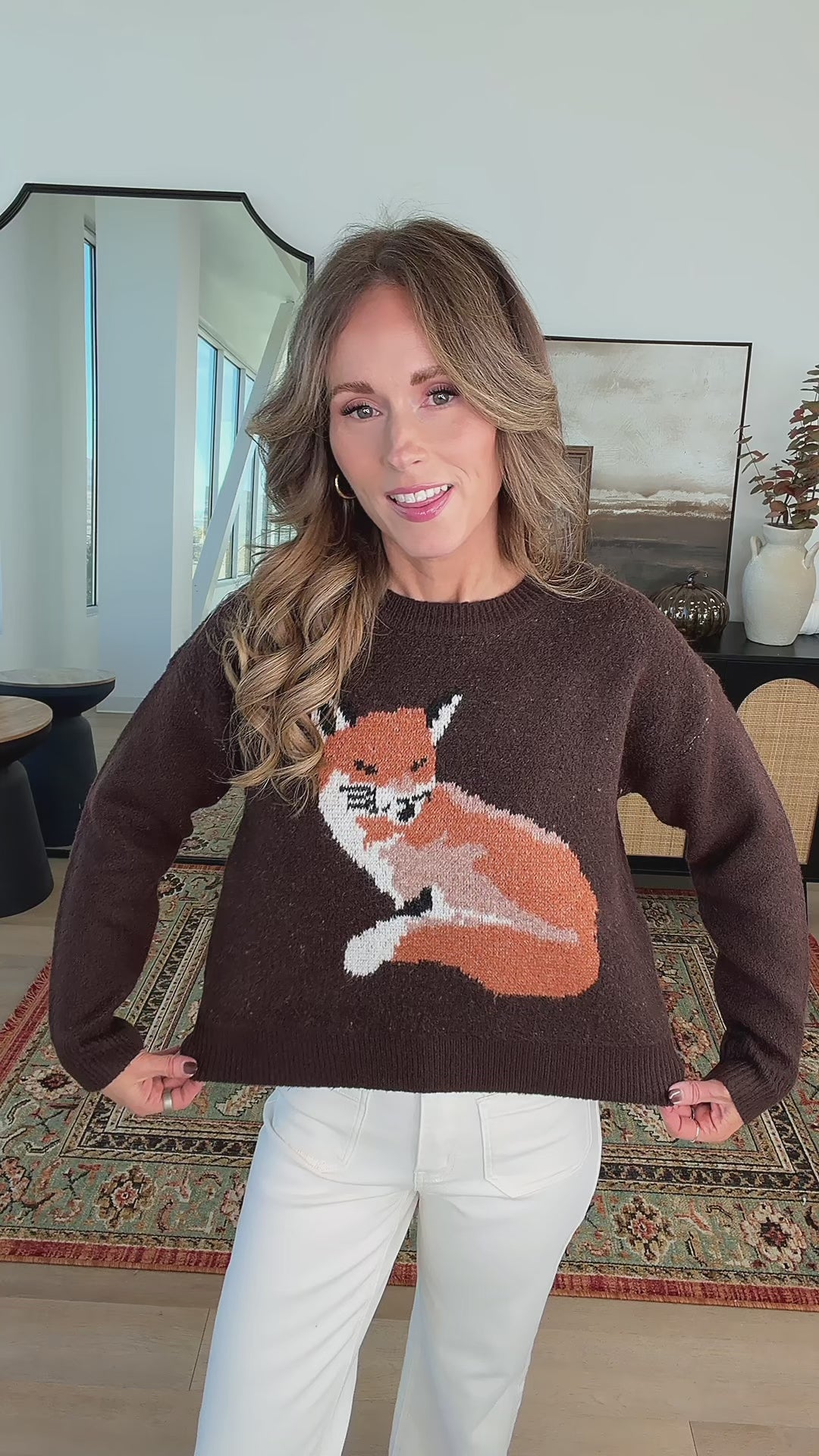 Woodland Fox Sweater
