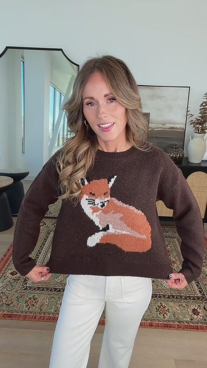Woodland Fox Sweater