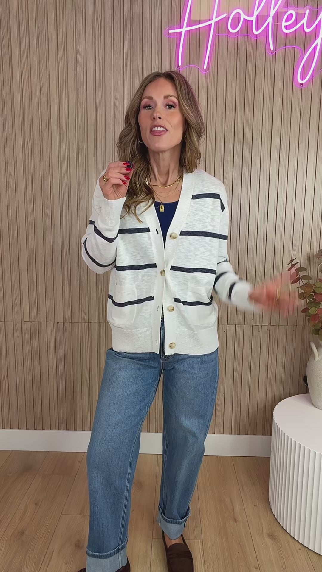 Milana Cardigan in Navy