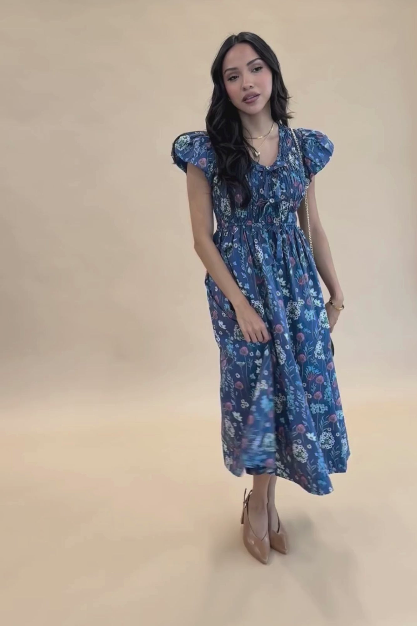 Misty Blossoms Dress