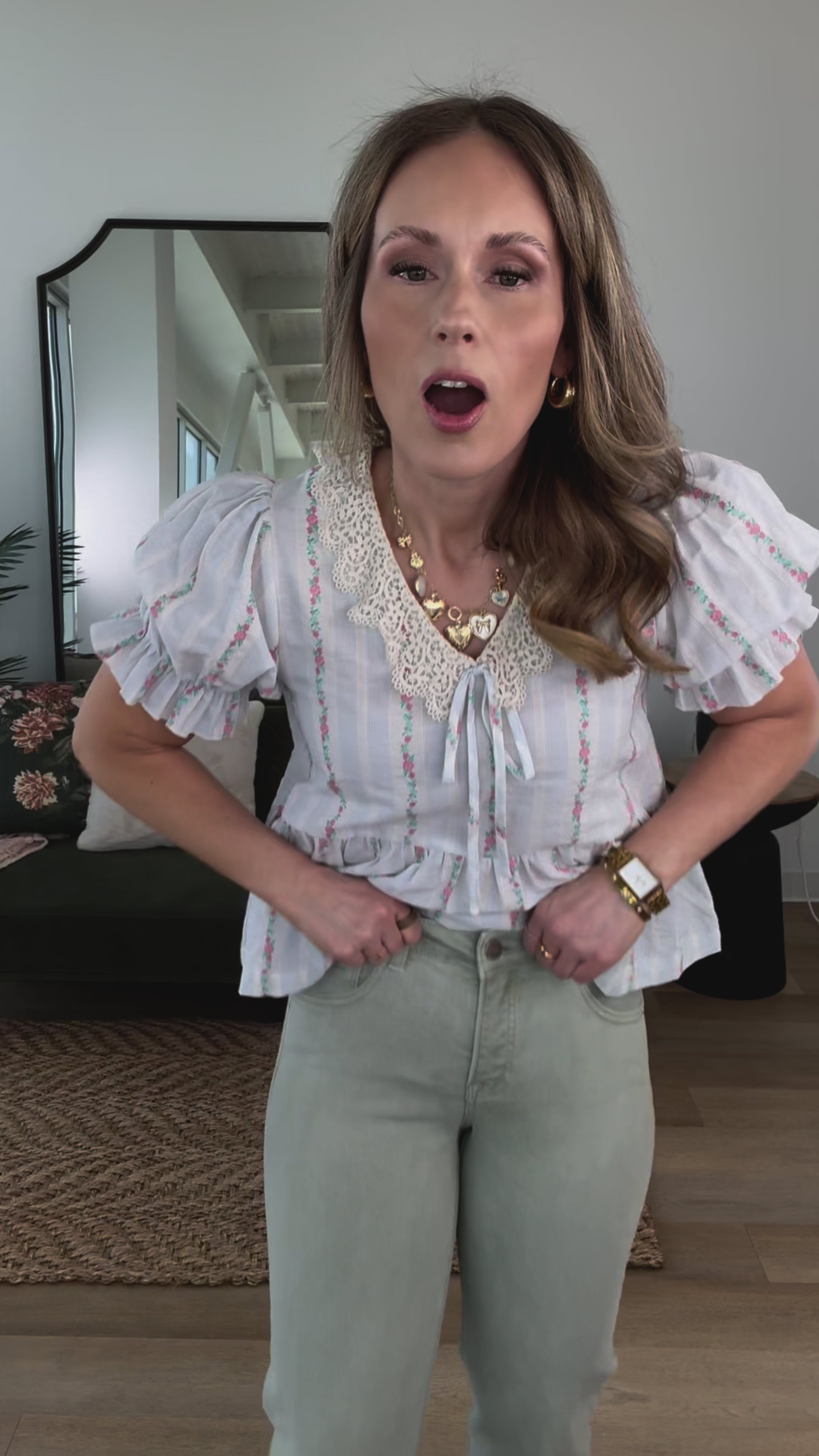 Molly Jeans in Sage