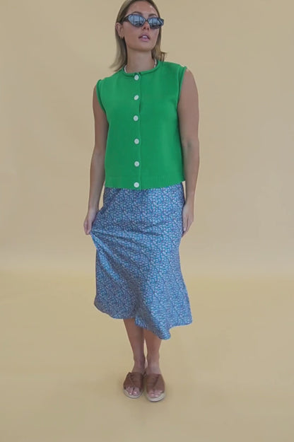 Breeze Skirt in Blue - FINAL SALE