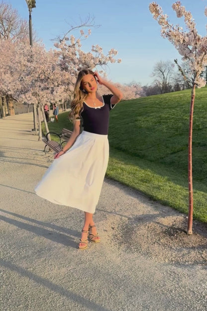 Carson Top in Navy - FINAL SALE