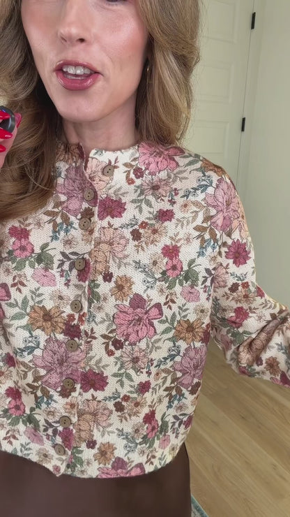 Blushin' Bloom Cardigan