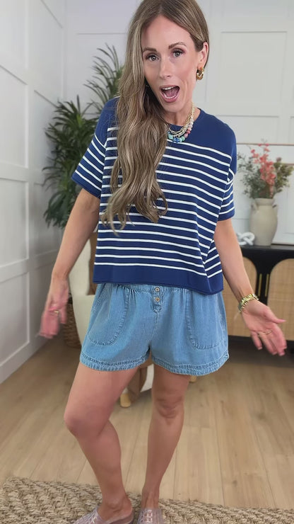 Seaside Striped Top