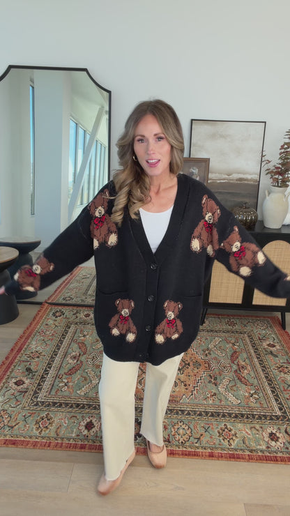 Beary Cozy Cardigan