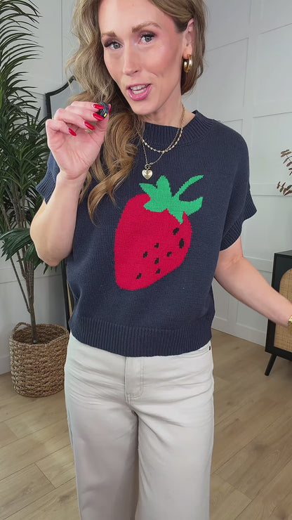 Strawberry Season Knit