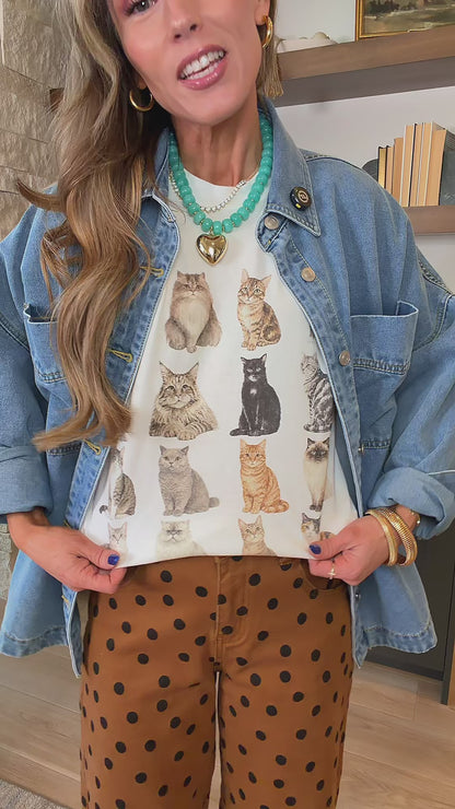 Cats Graphic Tee