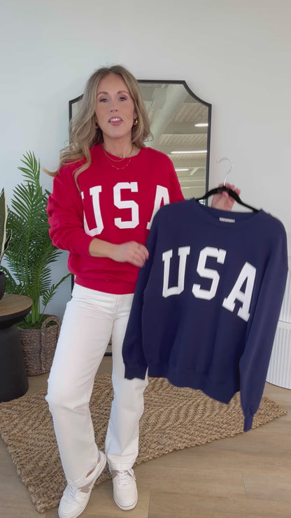 Liberty Crewneck in Navy