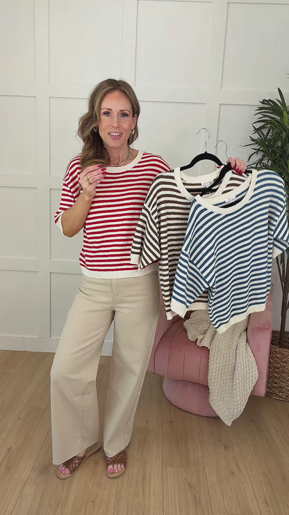 Boardwalk Top in Chocolate - FINAL SALE