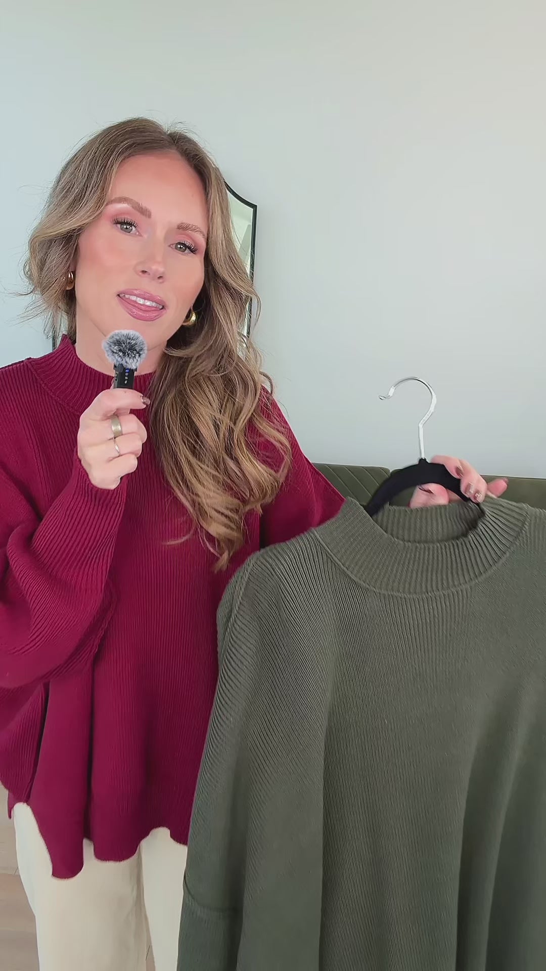 Callie Sweater in Wine