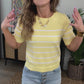 Finch Top in Lemon