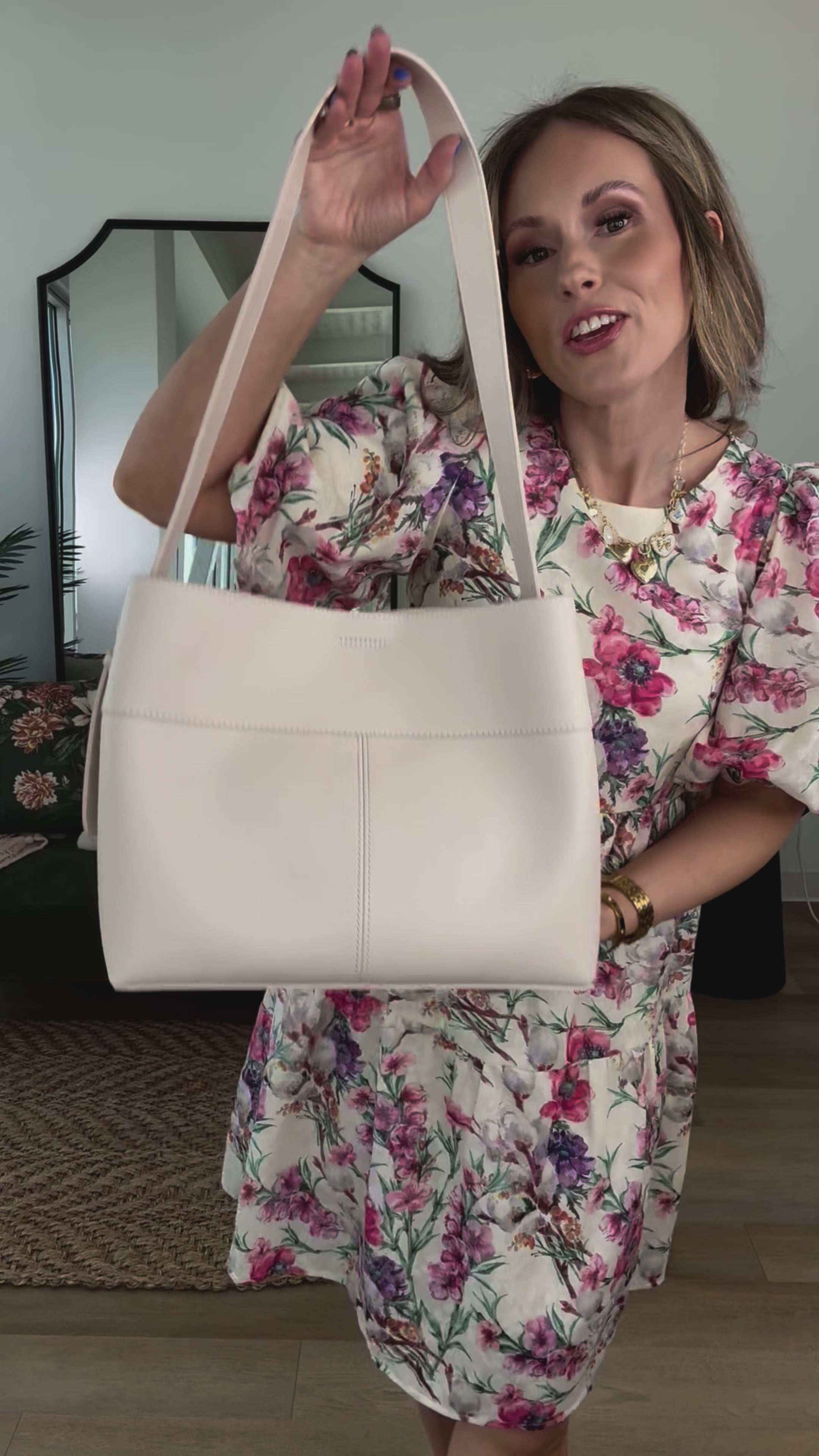 Khloe Purse in Cream
