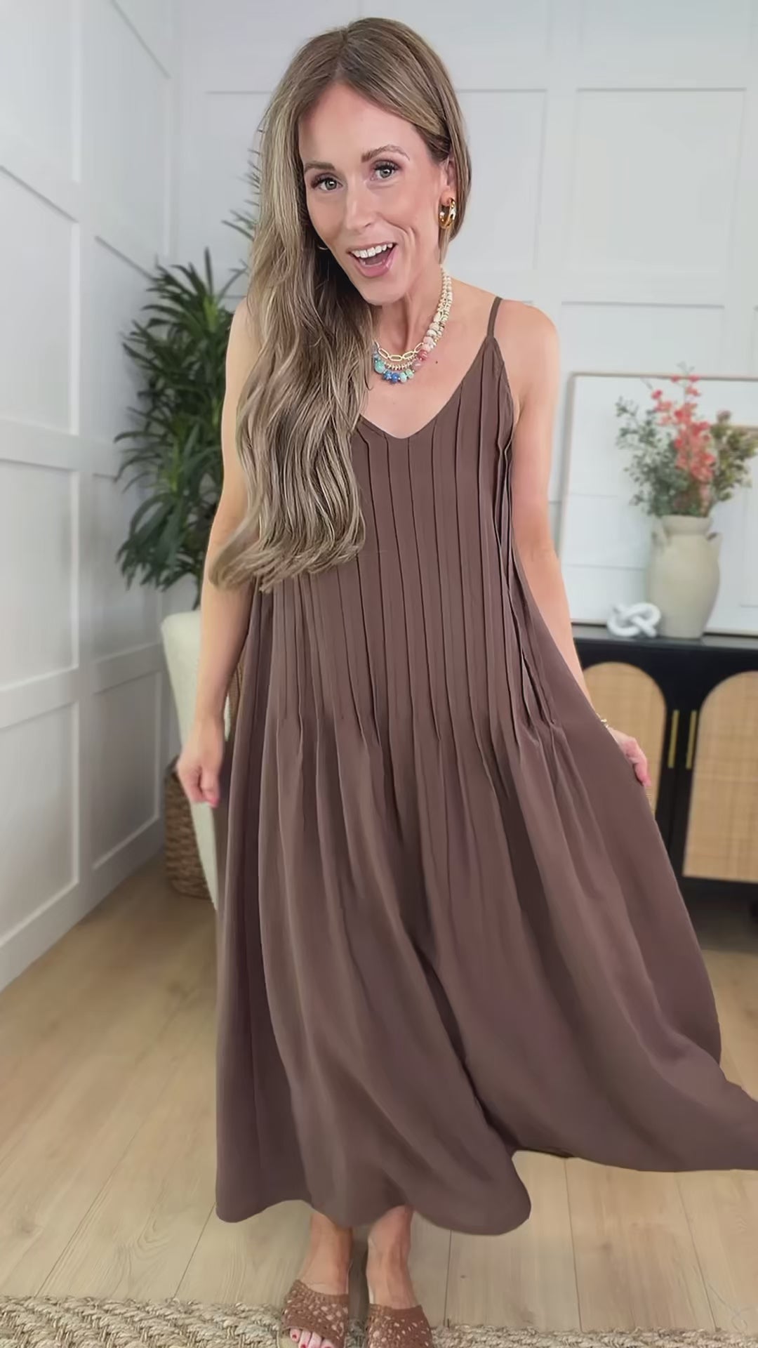 Sunkissed Pintuck Dress