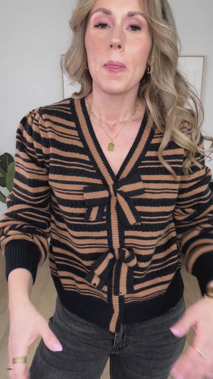 Penny Cardigan in Black - FINAL SALE
