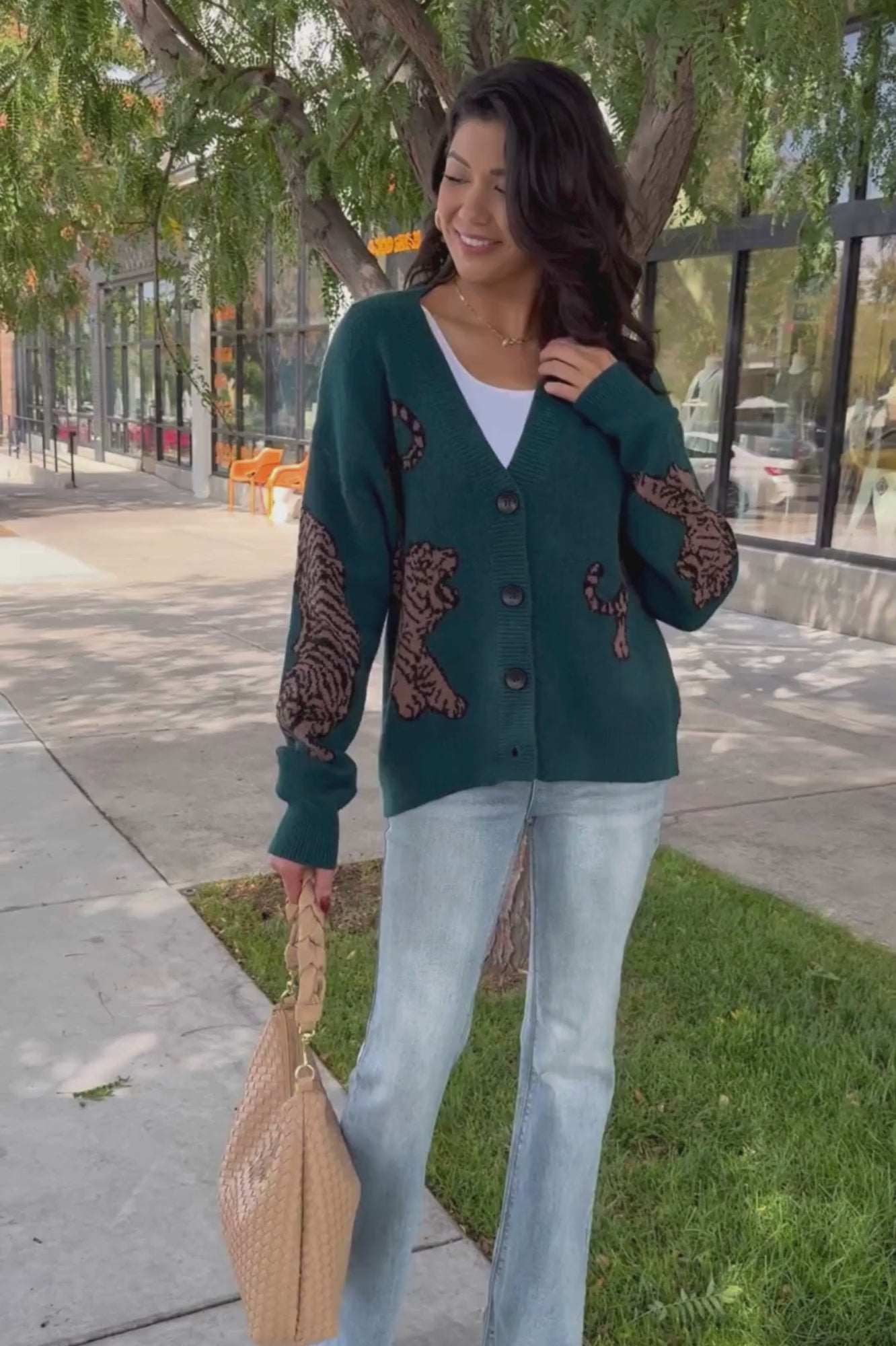 Tigress Sweater in Emerald