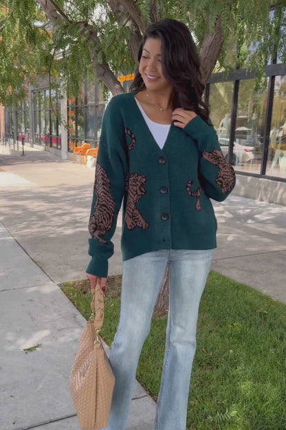 Tigress Sweater in Emerald