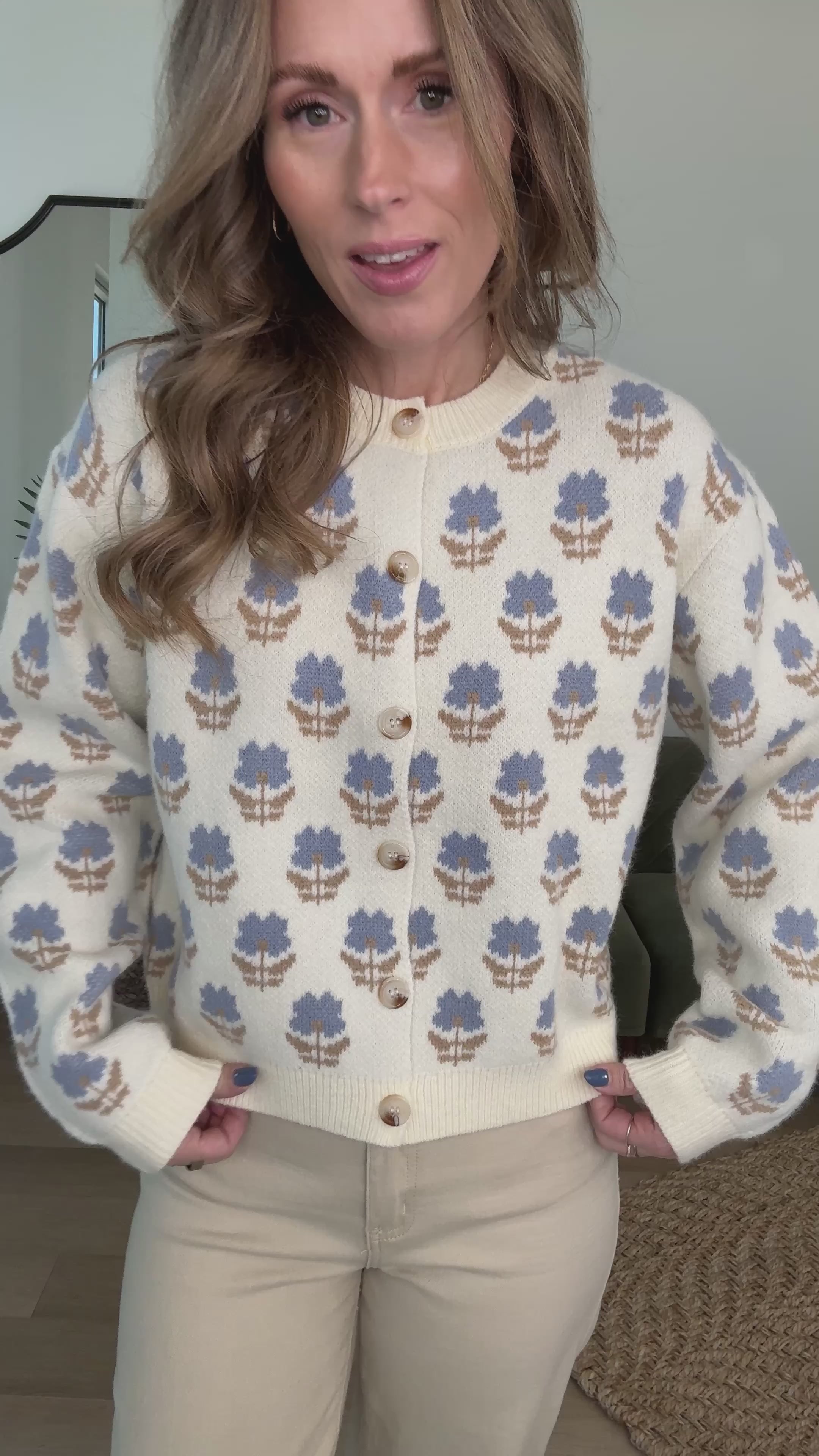 Floral Haze Cardigan