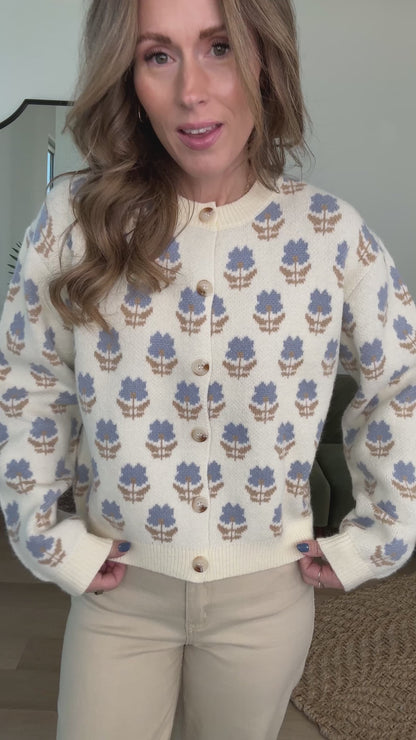 Floral Haze Cardigan