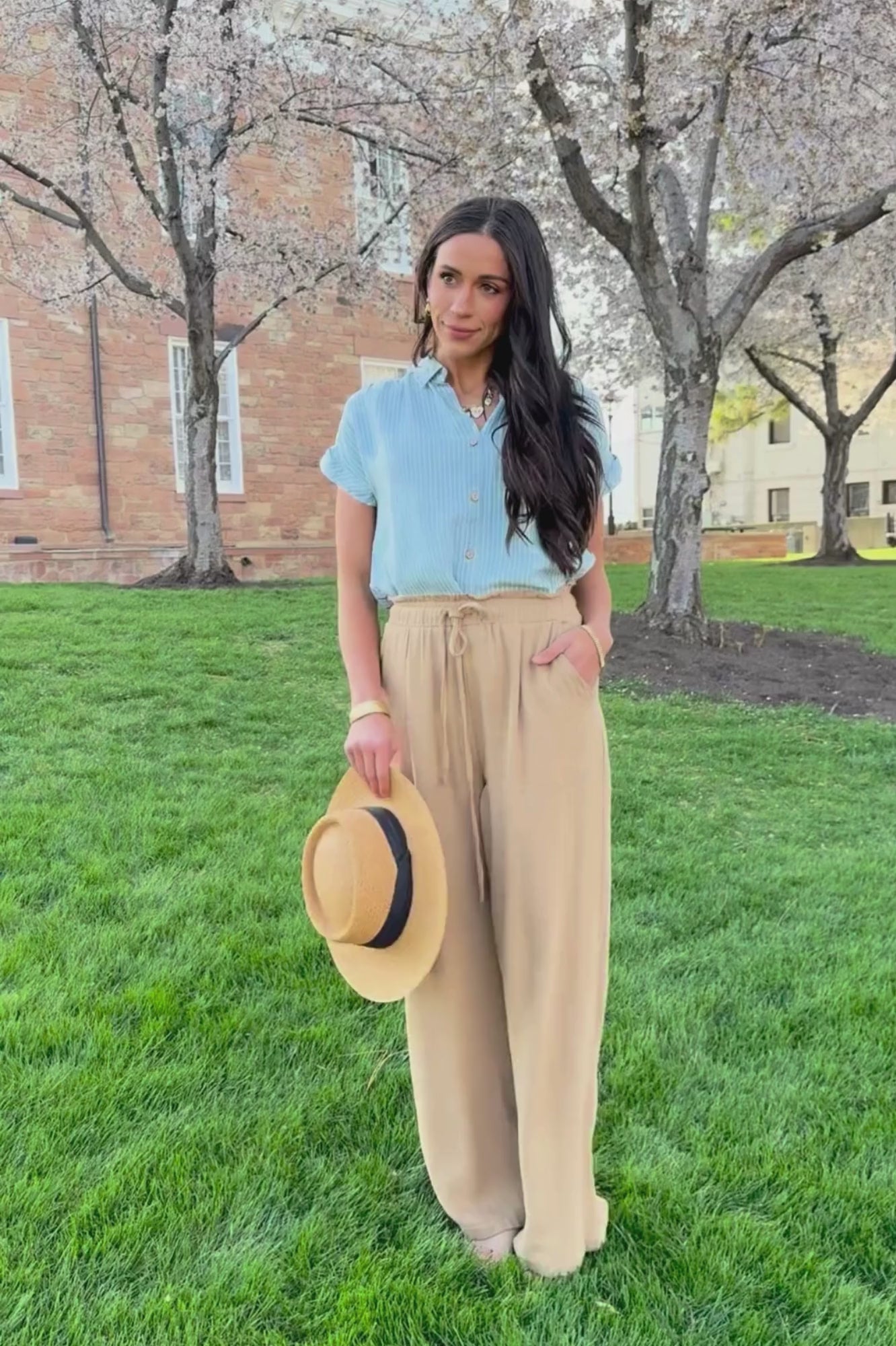 Mia Button Up