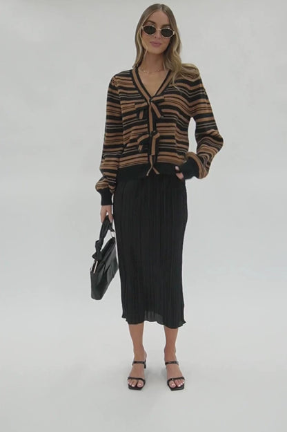 Penny Cardigan in Black - FINAL SALE