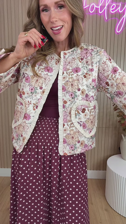 Cottage Rose Jacket