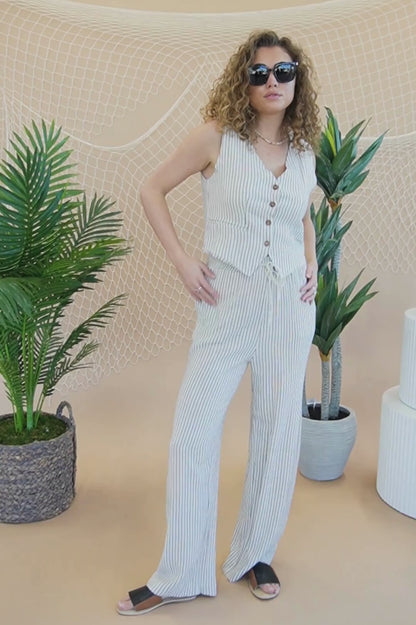 Charleston Pant in Natural - FINAL SALE