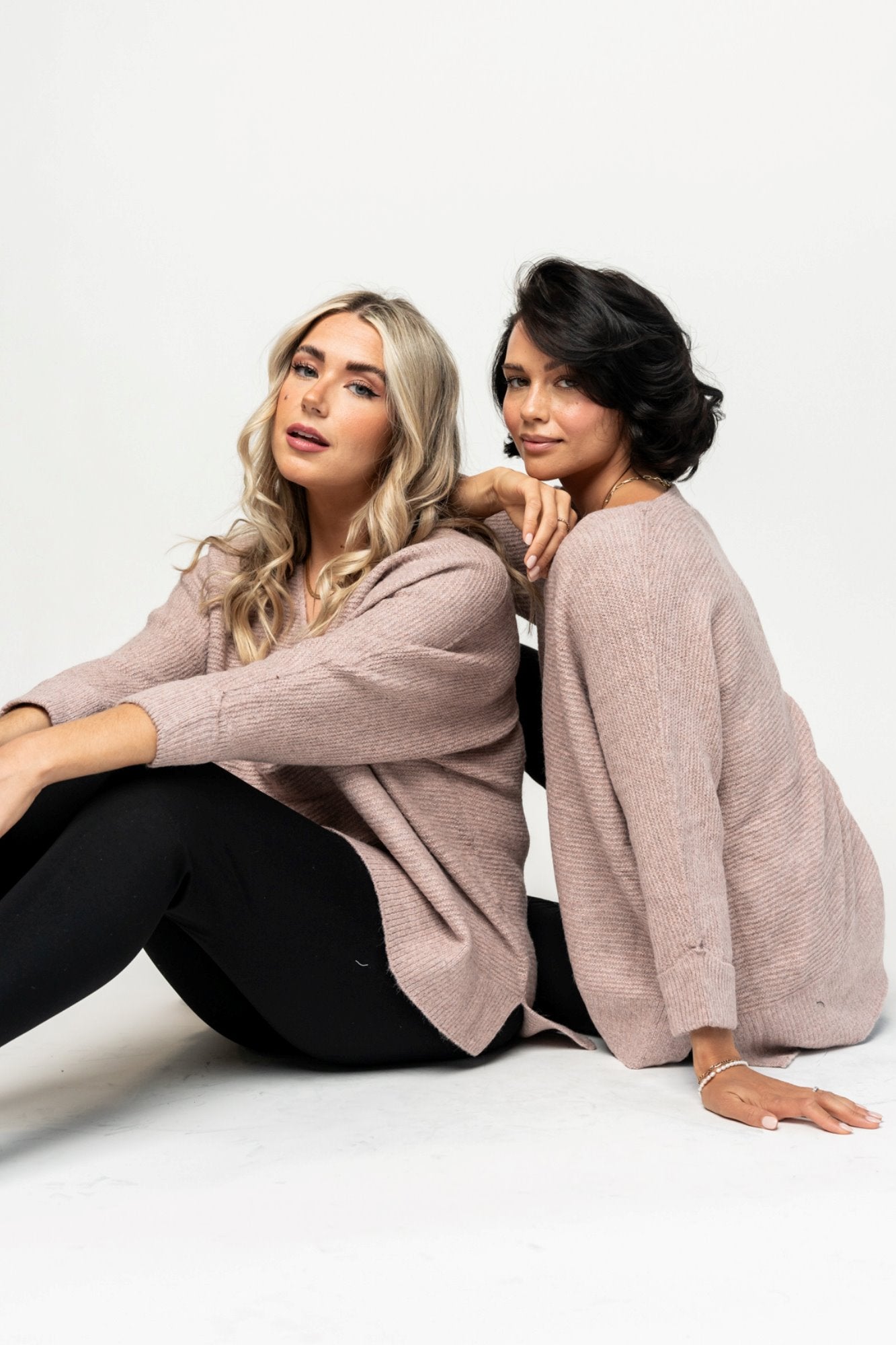 Sullivan Sweater in Rose Holley Girl 