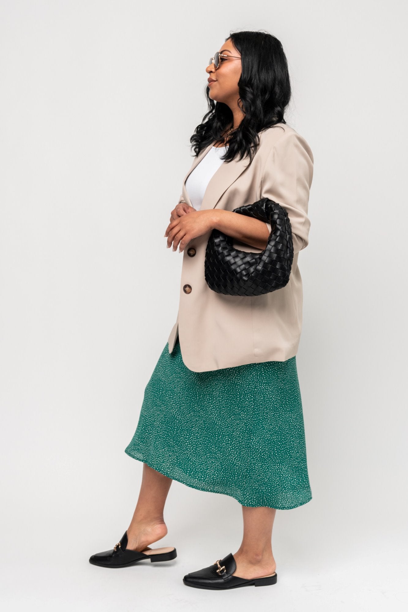 Jessie Blazer in Sand Holley Girl 