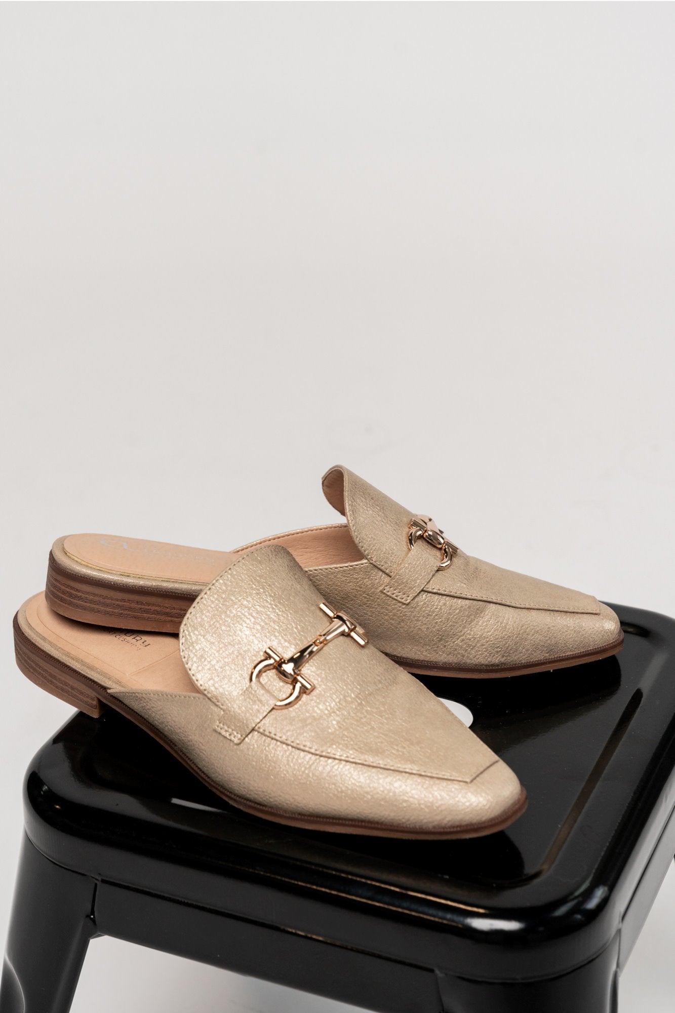 Murphy Mules in Gold Holley Girl 